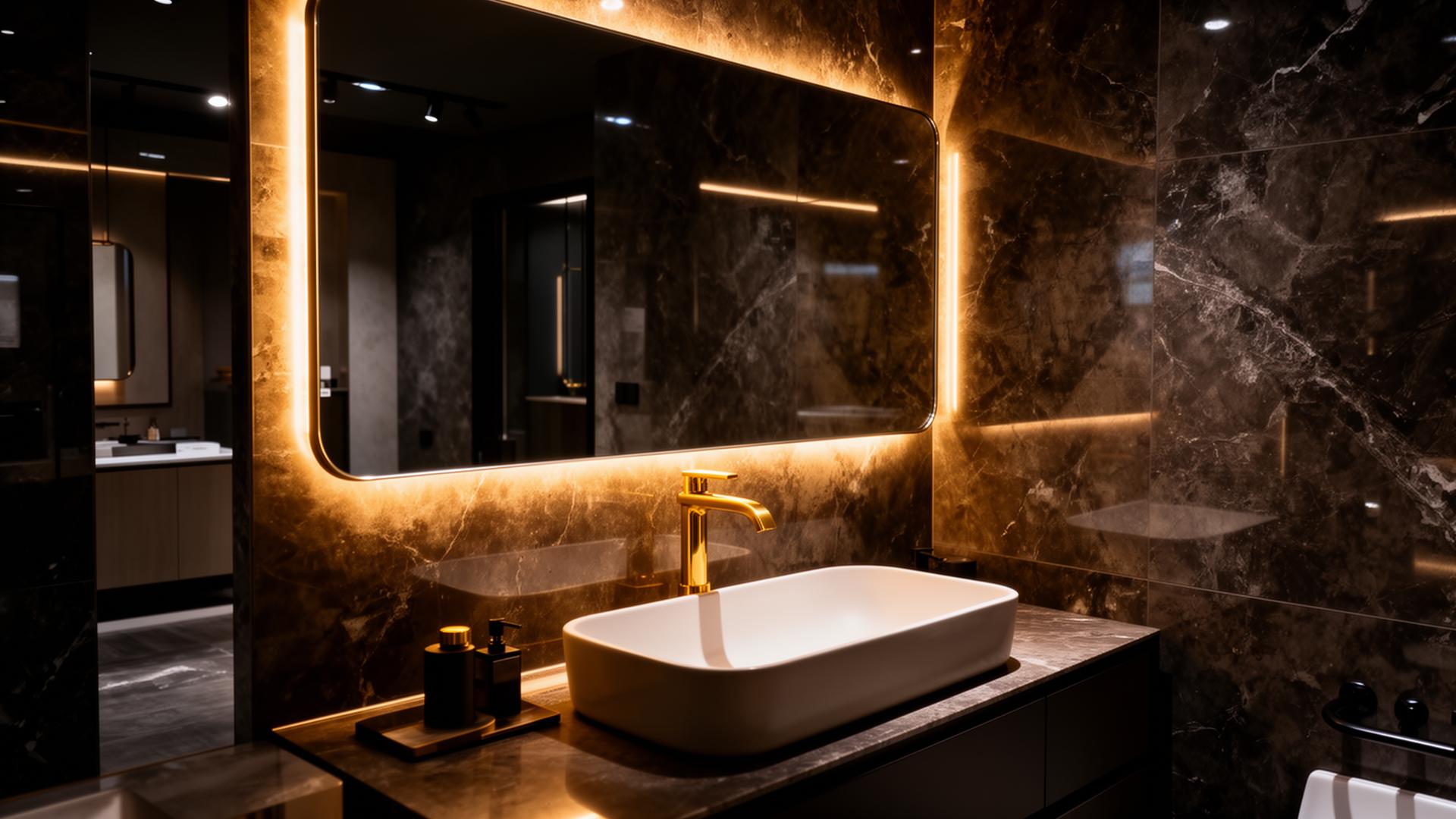 Luxury bathroom showroom